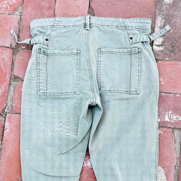 Anthropologie by Holding Horses Sage Green Utility Pants | Size 29 | Adjustable - Picture 13 of 14